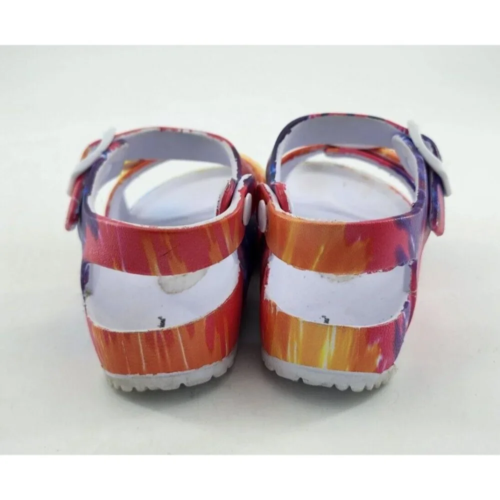 Tommy Bahama‎ Girls Tie Dye Strappy Open Toe Water Sandals Kids Size 9/10